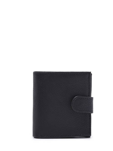 Wallet With Card Holder Leather Miniprix Black essentiel 8834