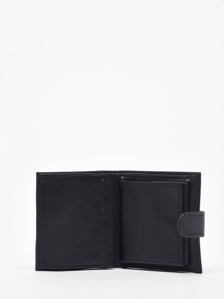 Portefeuille Porte-cartes Cuir Miniprix Noir essentiel 8834 vue secondaire 1