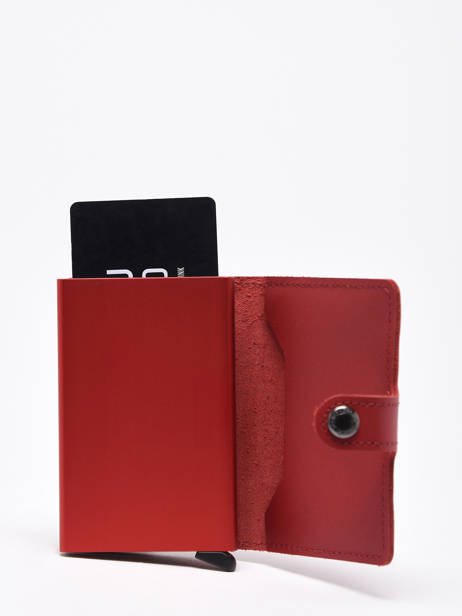 Leather Original Card Holder Secrid Red original MO other view 2