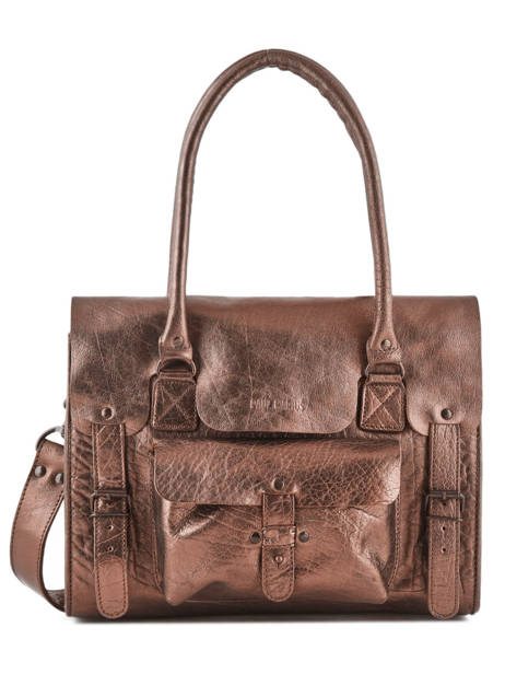 Sac Lerive Gauche M  Cuir Paul marius Rose vintage M