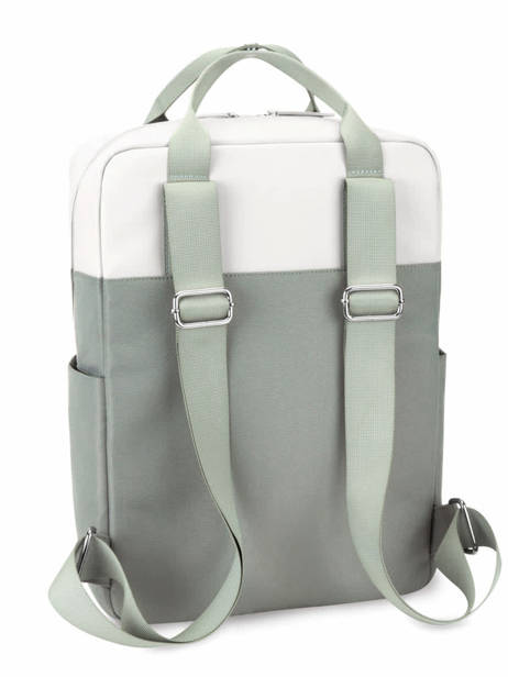 Business Backpack 1 Compartment + 15'' Laptop Kapten and son Gray backpack BERGEN other view 4