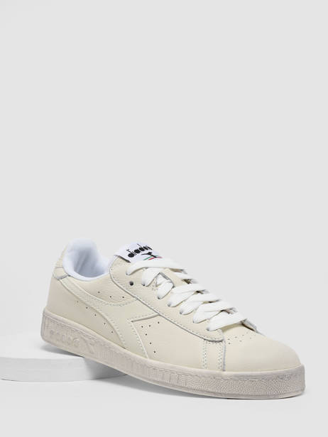 Sneakers Game Low Waxed In Leather Diadora White unisex 90000060 other view 2