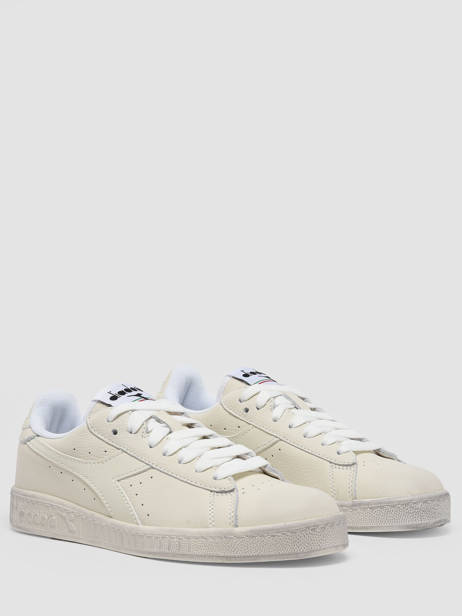 Sneakers Game Low Waxed In Leather Diadora White unisex 90000060 other view 4