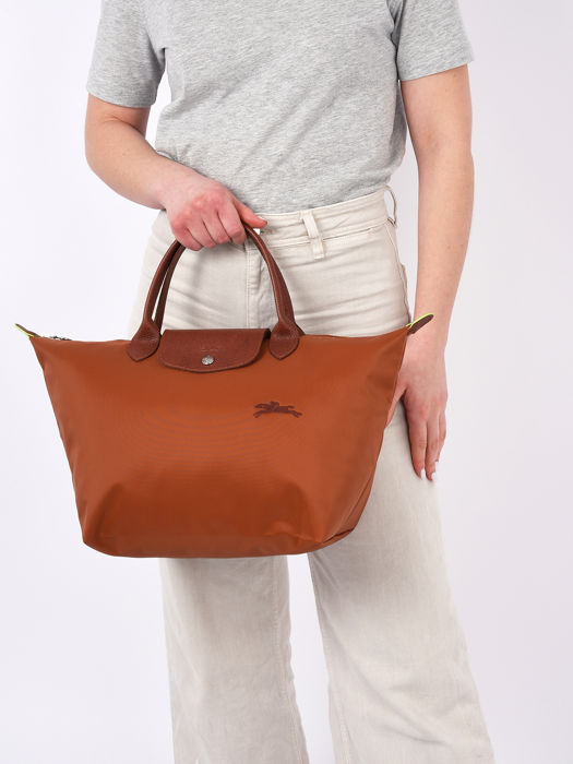 Longchamp Le pliage green Sacs porté main Marron