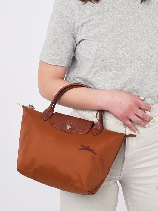 Longchamp Le pliage green Sacs porté main Marron