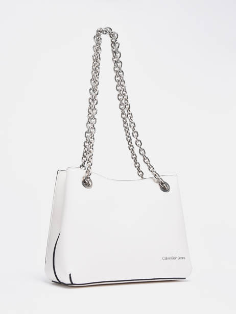 Crossbody Bag Sculpted Calvin klein jeans White sculpted K610565 other view 2