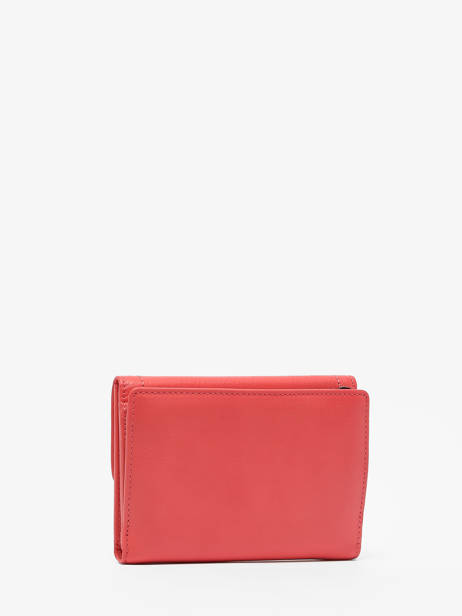 Wallet Leather Hexagona Pink sauvage 418188 other view 2