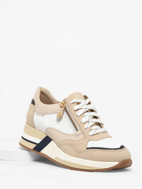Sneakers Olimpia In Leather Mephisto Beige women P5142044 other view 1