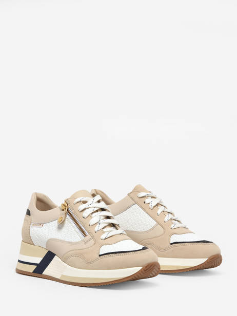 Sneakers Olimpia In Leather Mephisto Beige women P5142044 other view 3