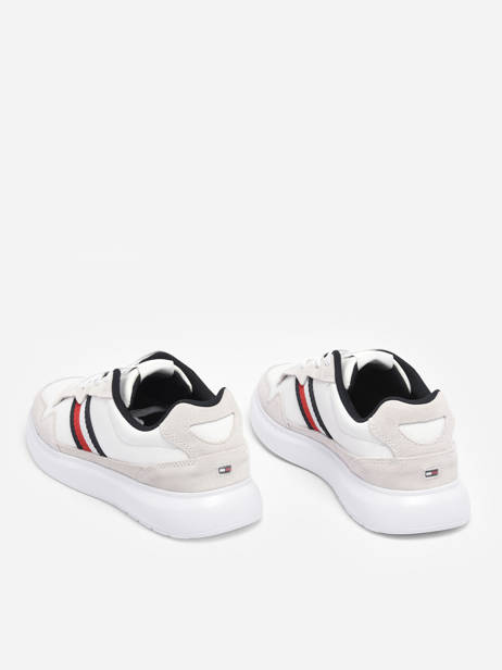 Sneakers In Leather Tommy hilfiger White men 4427YBS other view 3