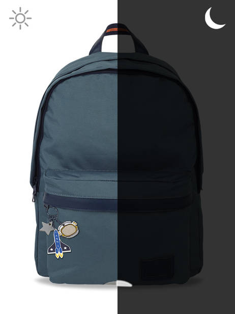 2-compartment  Backpack Tann's Blue les fantaisies g 63188 other view 5