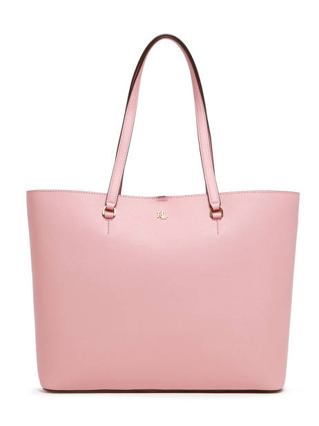 Leather Karly Tote Bag Lauren ralph lauren Pink karly 31911655