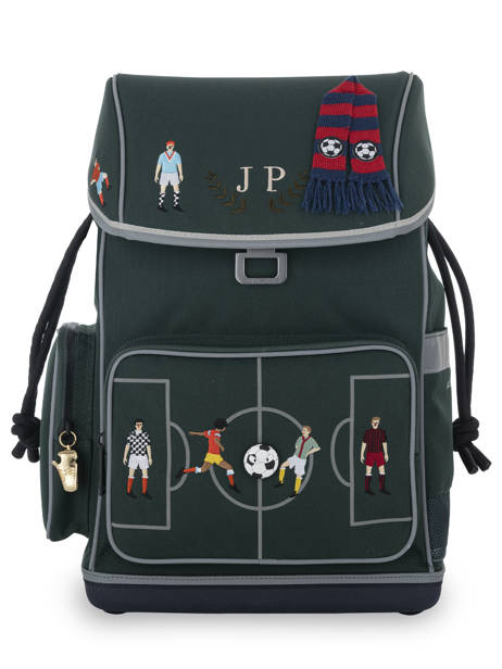 2-compartment Ergomaxx Backpack Jeune premier Green daydream boys B