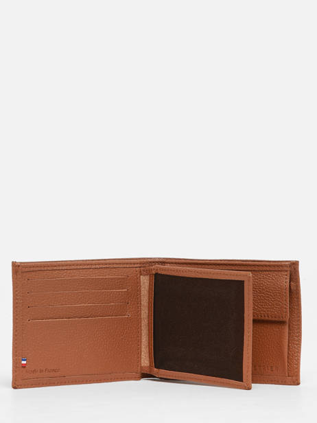 Wallet Leather Etrier Brown madras EMAD121 other view 1