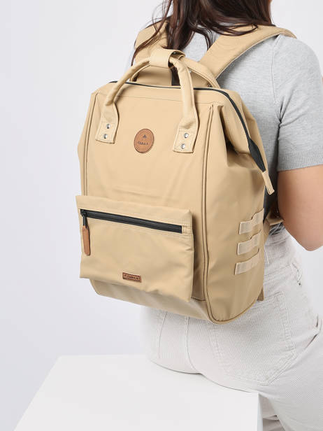 Customisable Backpack Adventurer Medium Cabaia Beige adventurer MW other view 1