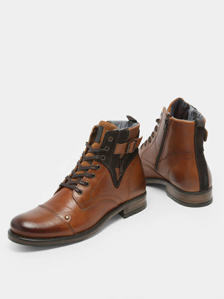 Boots Yero In Leather Redskins Brown men YERO other view 1