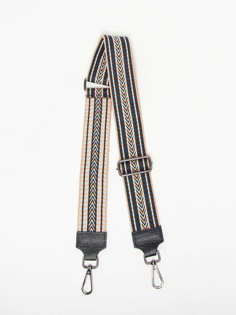 Shoulder Strap Milano Blue caviar CA22116 other view 1