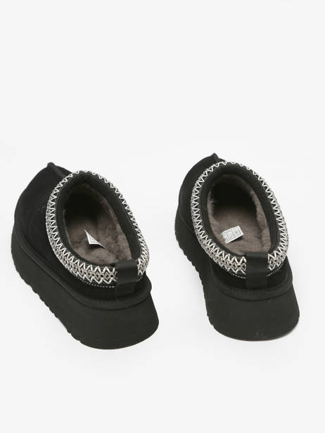 Platform Slippers Tazz In Leather Ugg Black accessoires 1122553 other view 4