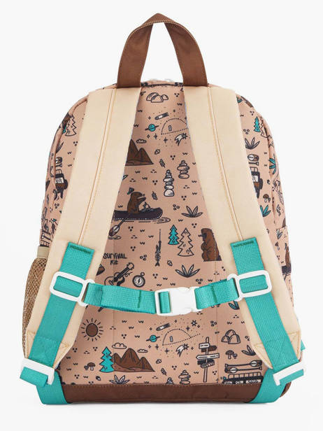 1 Compartment Backpack Hello hossy Multicolor cool kids P6 other view 4