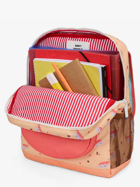 Backpack Hello hossy Multicolor cool kids P6 other view 3