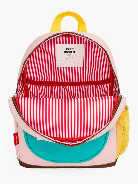 Backpack Hello hossy Multicolor cool kids M6 other view 3